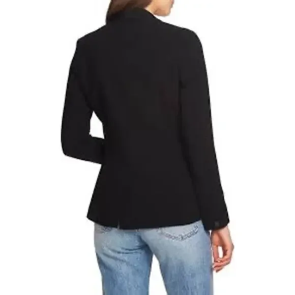 1.State One Button Stretch Crepe Blazer-Size 6 - Picture 2 of 6